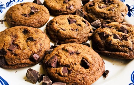 Cookies con le gocce di cioccolato